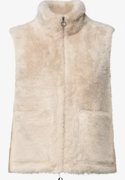 Zacht gilet in bontlook