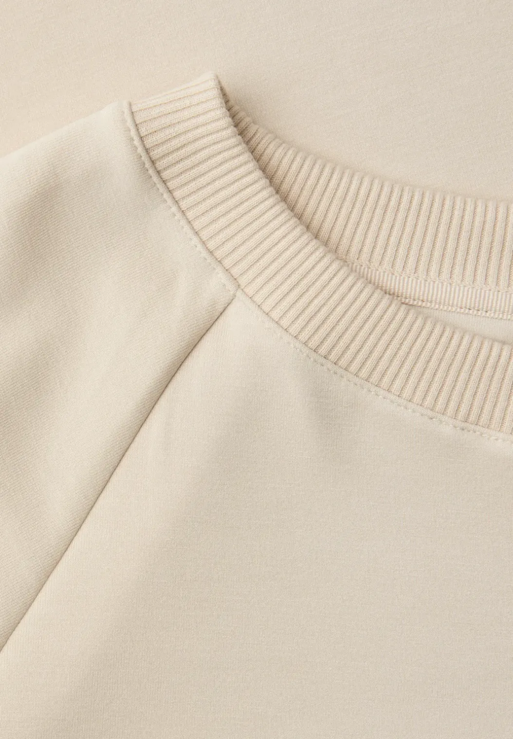 Zacht Shirt met geribde details