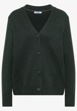 Zacht vest met V-hals
