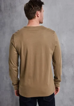 Zachte bewoording shirt met lange mouwen