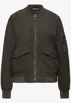 Zachte corduroy blouson
