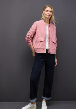 Zachte corduroy blouson