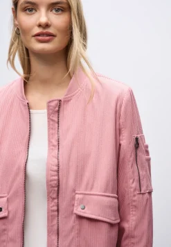 Zachte corduroy blouson