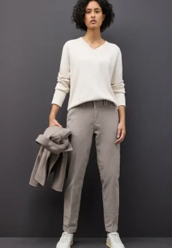 Zachte fluwelen chino