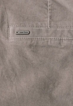 Zachte fluwelen chino