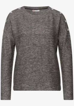 Zacht shirt met knopen
