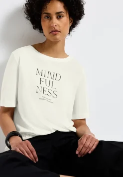 Zacht shirt met tekst