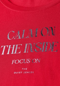 Zacht shirt met tekst