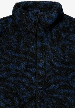 Zebra jacquard fleecejack