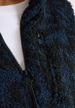 Zebra jacquard fleecejack