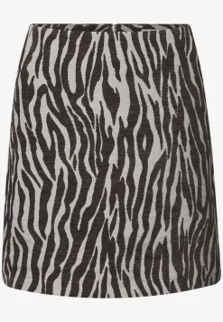 Zebra jacquard rok