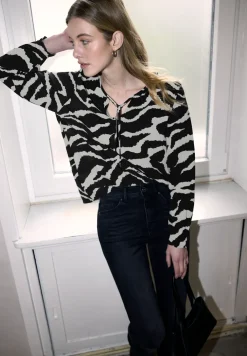 Zebra tuniek met linten