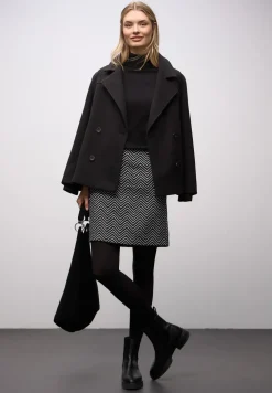 Zigzag jacquard rok