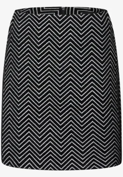 Zigzag jacquard rok