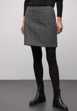 Zigzag jacquard rok